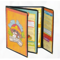 Cafe Style Triple Panel Booklet w/ Half Panel Flip Out/Eight Views (8 1/2"x11" & 4 1/4x11 Ins)
